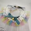 Korean Bowknot Lace Collar for Pets - Dog & Cat Scarf Accessory