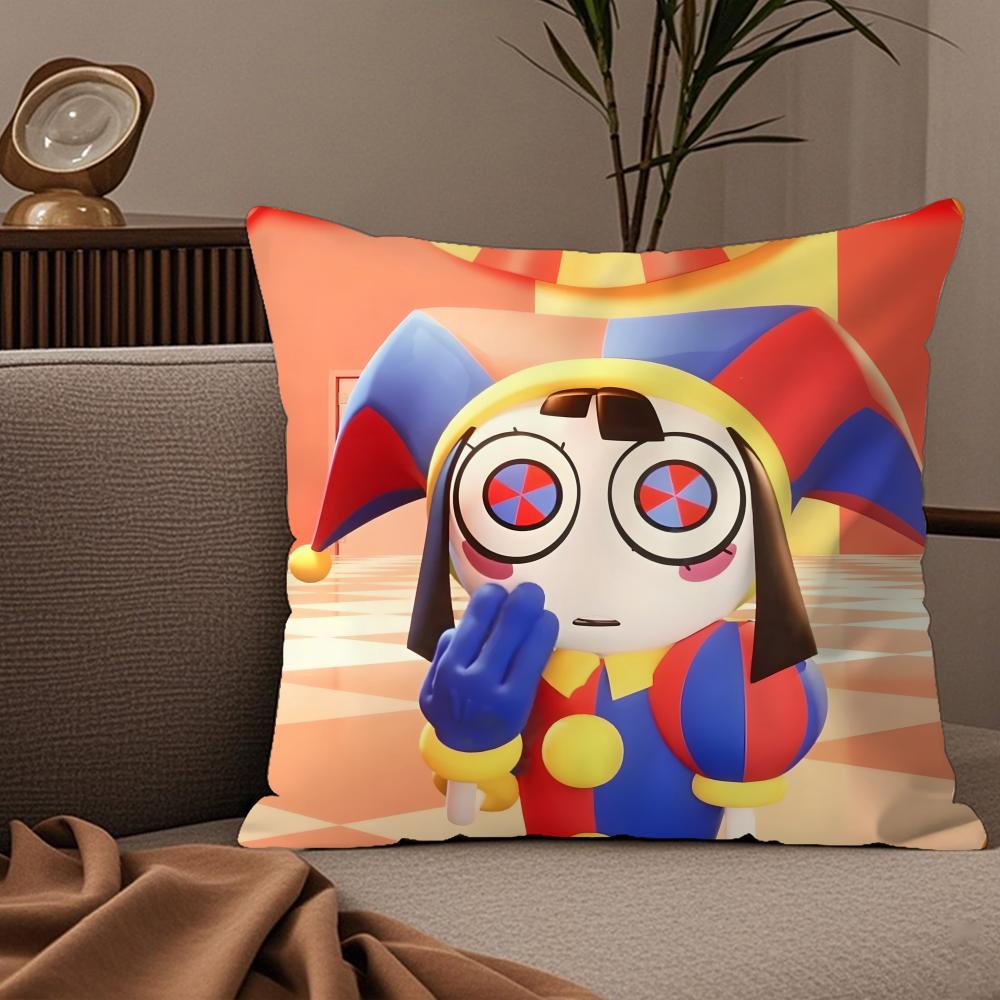 T-The A-Amazing D-Digital C-Circus Pillow Case Silky Elegant Comfort Sofa Bed Invisible Zipper
