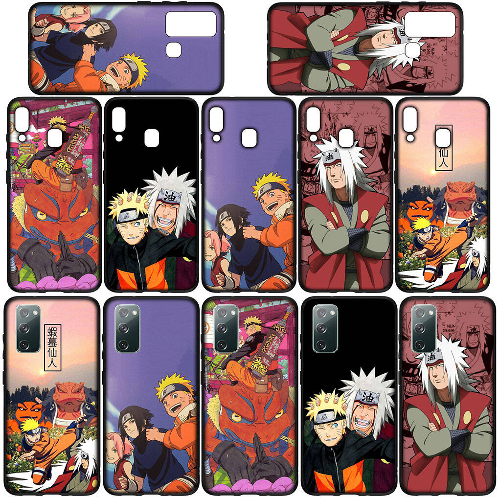 Phone Case for Samsung Galaxy S25 S23 S24 Ultra FE Plus A05 A06 A15 A16 A36 A37 A35 A54 A55 A56 A57 A25 A26 A53 A17 Jiraiya Itachi Uchiha Anime Naruto