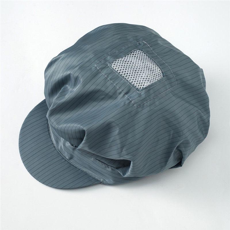 

Unisex Blue/White Anti-static Cap with Sun Visor and Ventilated Mesh for Dustproof Protection in Cleanrooms or Workshops Default option
