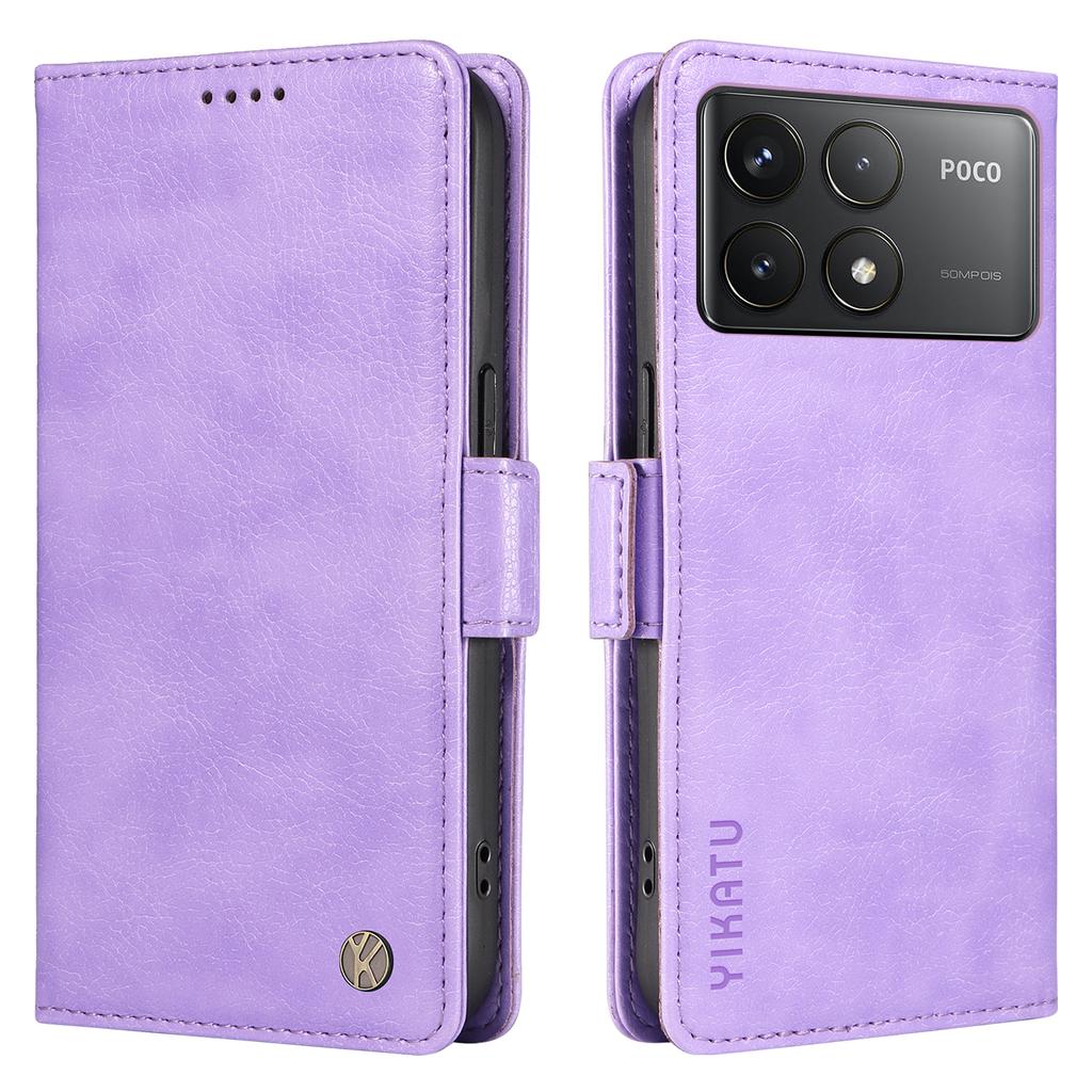 YIKATU YK-007 For Xiaomi Poco F6 Pro 5G/Redmi K70 5G/K70 Pro 5G Leather Case Phone Wallet Cover