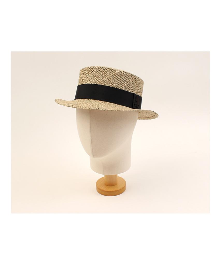 Yunibeosyeolkemiseuteuli Bau Flat Short Panama Hat Bk Raffia Hat