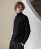 Dekkoloso Mode Herashi Half-Neck Knit [Black]