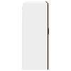 Wall Mounted Glass Cabinet PORTO Brown Oak Effect 80 x 31 x 80 cm