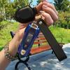 For Gentian Blue Key Fob Cover, Compatible with Porsche 911 Cayenne Panamera Macan Protector Sleeve Accessories