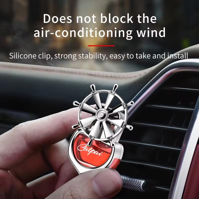 Car Aromatherapy Air Outlet Perfume Rotating Spiral Parts Air Freshener Eliminating Odor Interior Accessories Holiday Gift