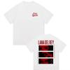 Singer Lana Del Rey Eyes Graphic Tshirt Men Women Casual Short Sleeve Tshirts 2026 summer new Male Fashion Vintage Cotton Top