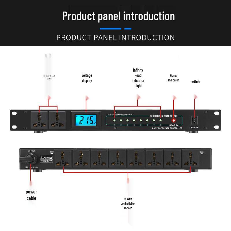 Huachang Vision 8+2 Channel Smart Power Sequencer (CN Version)