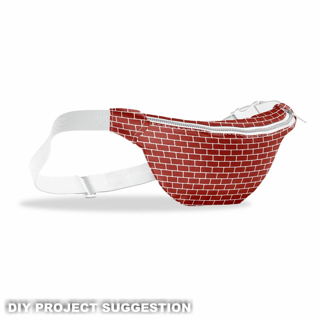 Outdoor Dekostoffe Oxford - Motiv Roter Ziegel