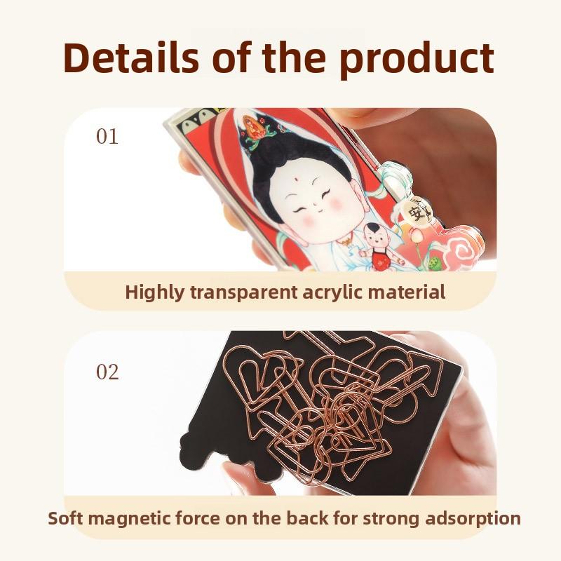 Magnetic Soft Magnetic Creative Home Stickers, Cute God of Wealth, Kitchen God and Matchmaker Magnetic Stickers