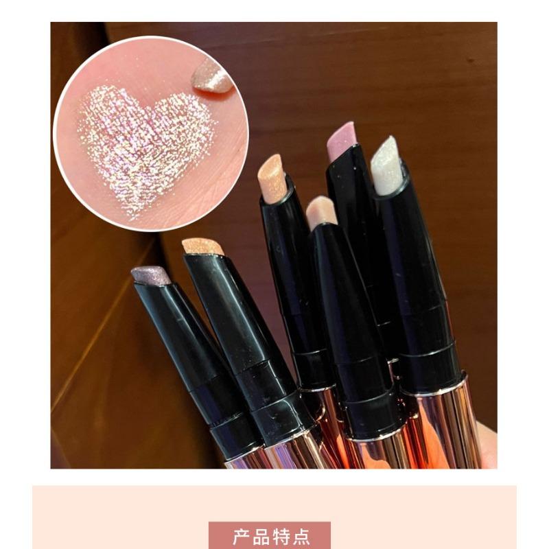 Shimmery Glitter Pearlescent Under Eye Silkworm Eyeshadow Stick Highlighter Pen For Women