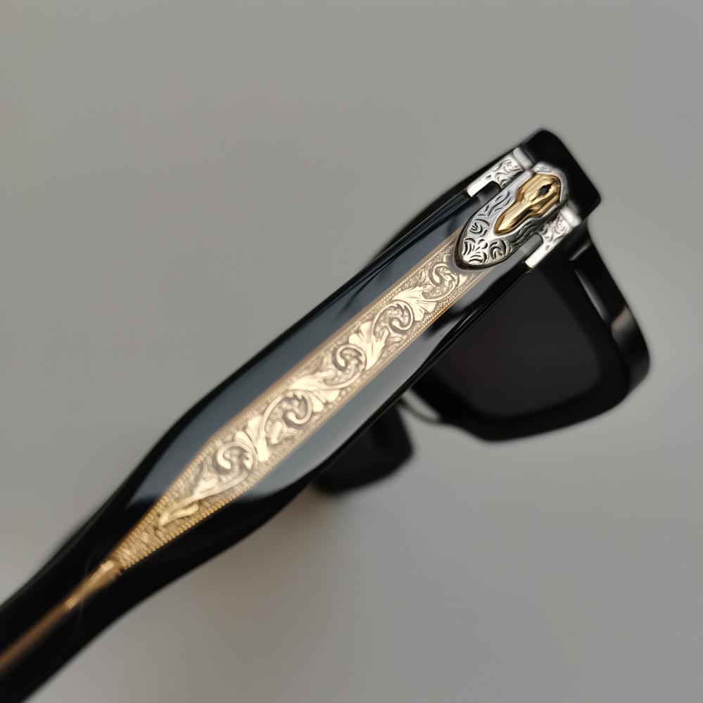 Brand Trendy Fashion Sunglasses UV400 Frame Lunettes De Soleil De Luxe Marque High Quality Acetate Sun Glasses Jmm Belve