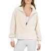 2025 Spring/Autumn Women's Casual Half-Zip Pullover Hoodie