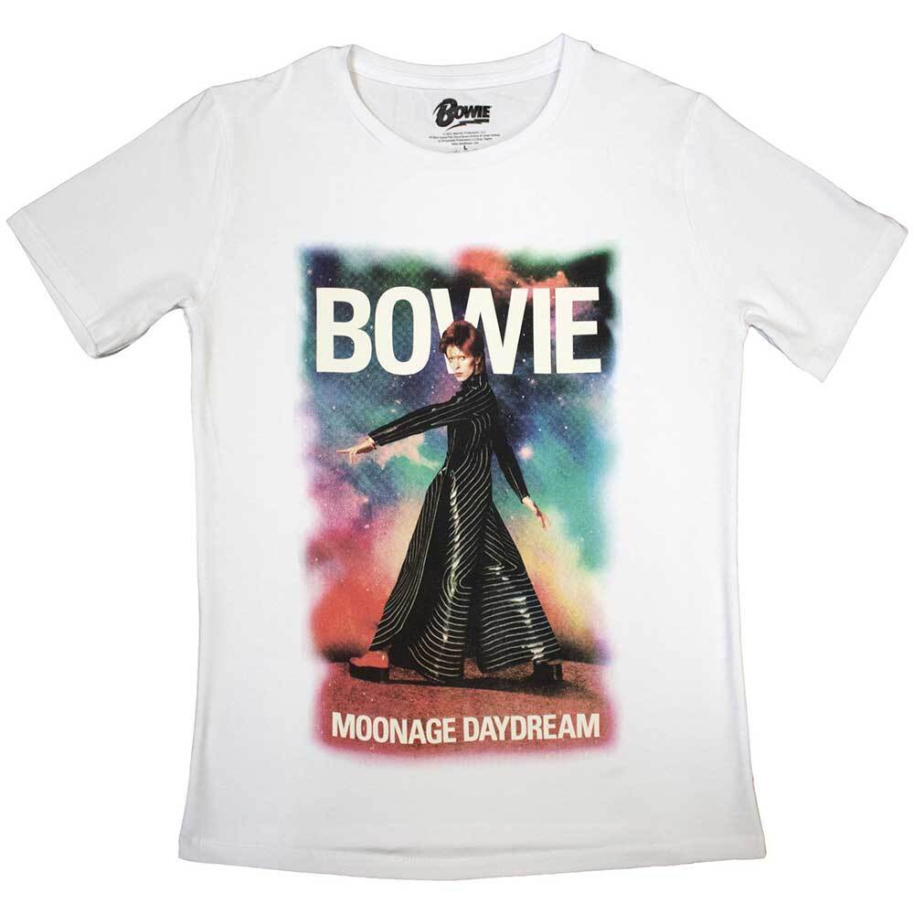 David Bowie Ladies TShirt Moonage 11 Fade (XxLarge) S