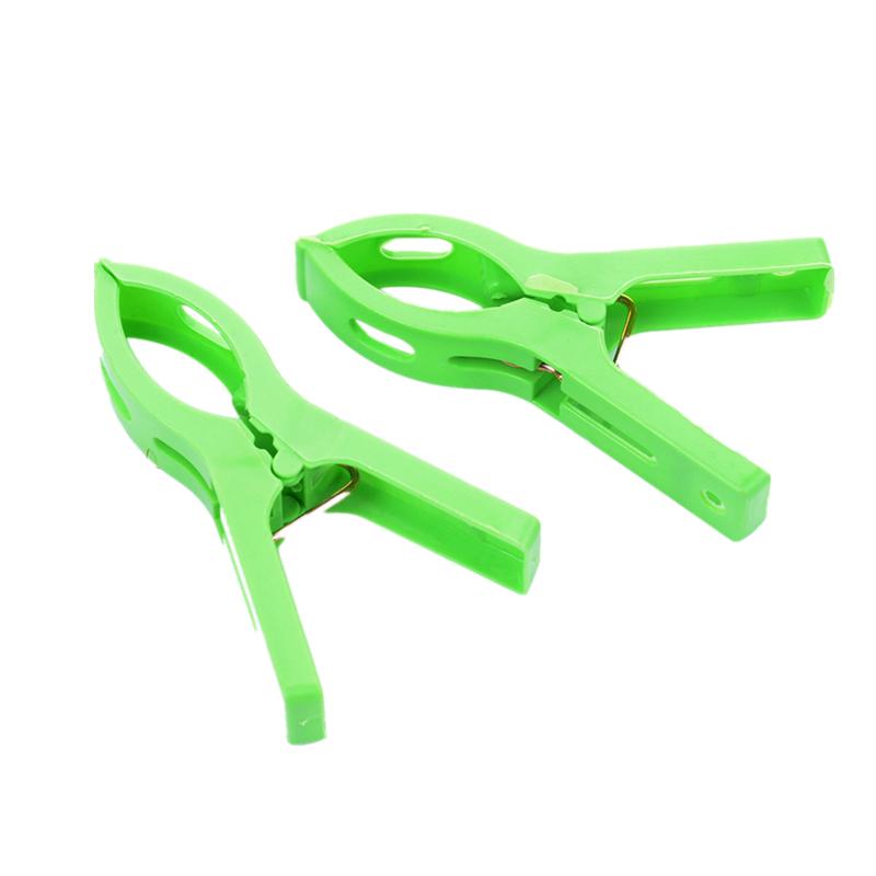 8Pcs/set Large Hanger Clips Plastic Windproof Clothes Pins Spring Clamp Beach Towel Powerful Clothespins Quilt Clip