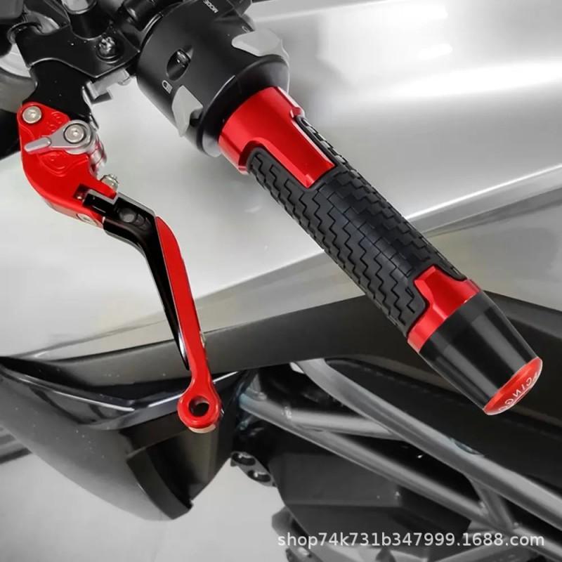 CNC Aluminum Brake Clutch Lever Handlebar Grips Cap Kit Honda CB300F Motorcycle Customization