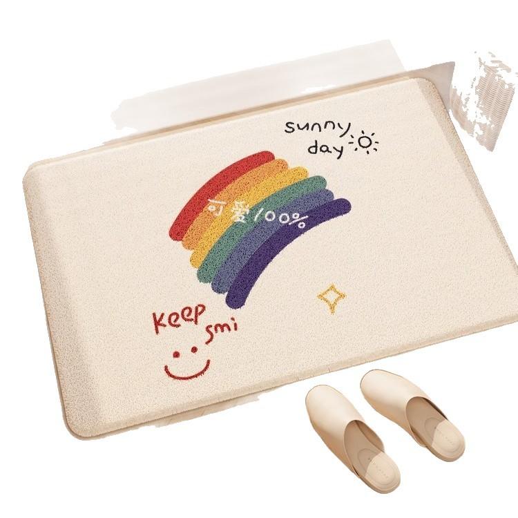 Bathroom Floor Mat Bathroom Anti Slip Quick Drying Foot Mat Entrance Carpet