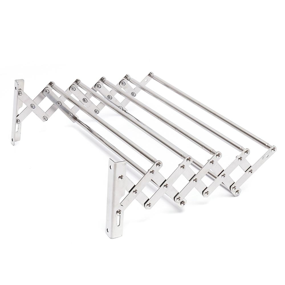 Folding Clothes Rack, Bathroom Towel Rack Bracket, Bathroom Toilet Stainless Steel 42-80 Cm