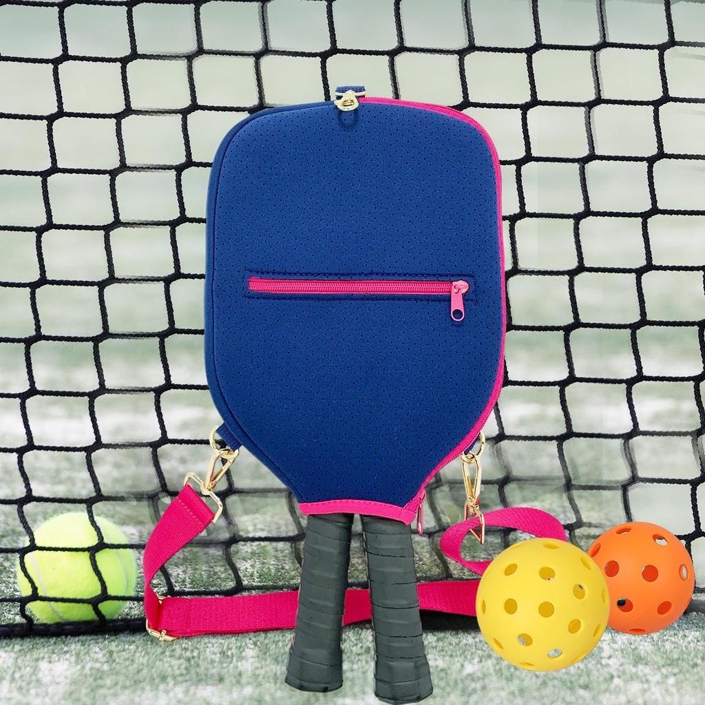 2025 Portable Sports Bag for Badminton, Tennis & Pickleball - Fits 2 Rackets, Handheld, Large-Capacity, Down Cotton