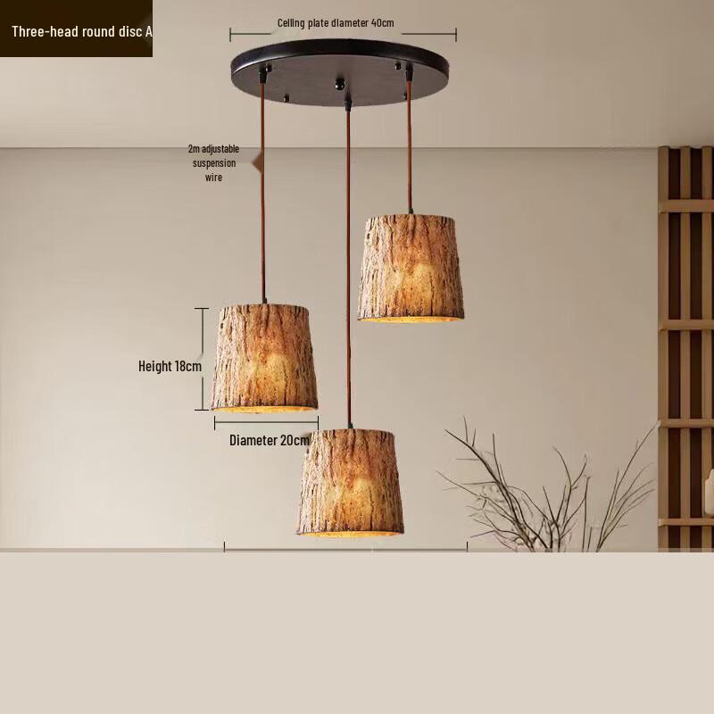 Wabi-Sabi Cream Style Art Pendant Light