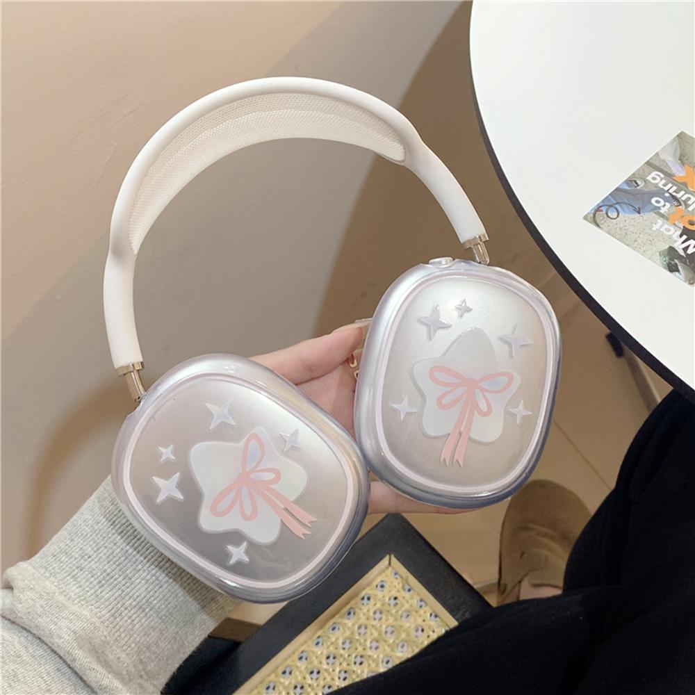 1Pair Protective Case for AirPods Max with USB-C/Max Headphone Drop-Resistance TPU Sleeve