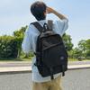Junior High School Student Schoolbag Men's Solid Color Backpack Women's Travel Backpack
