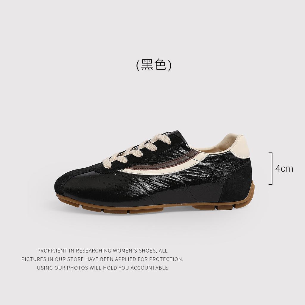 Cowhide European Board Shoes Women'S Shoes Outdoor Whitehead Breathable Advanced Sense