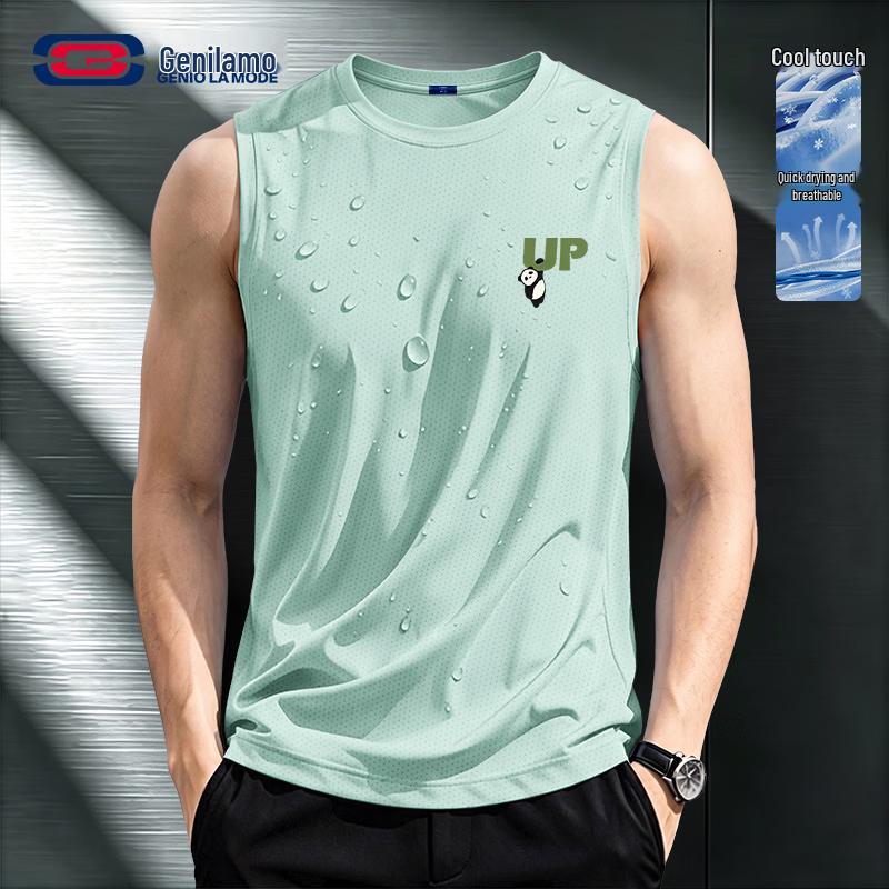 GENIOLAMODE Men s Cooling Sleeveless Sport Vest M