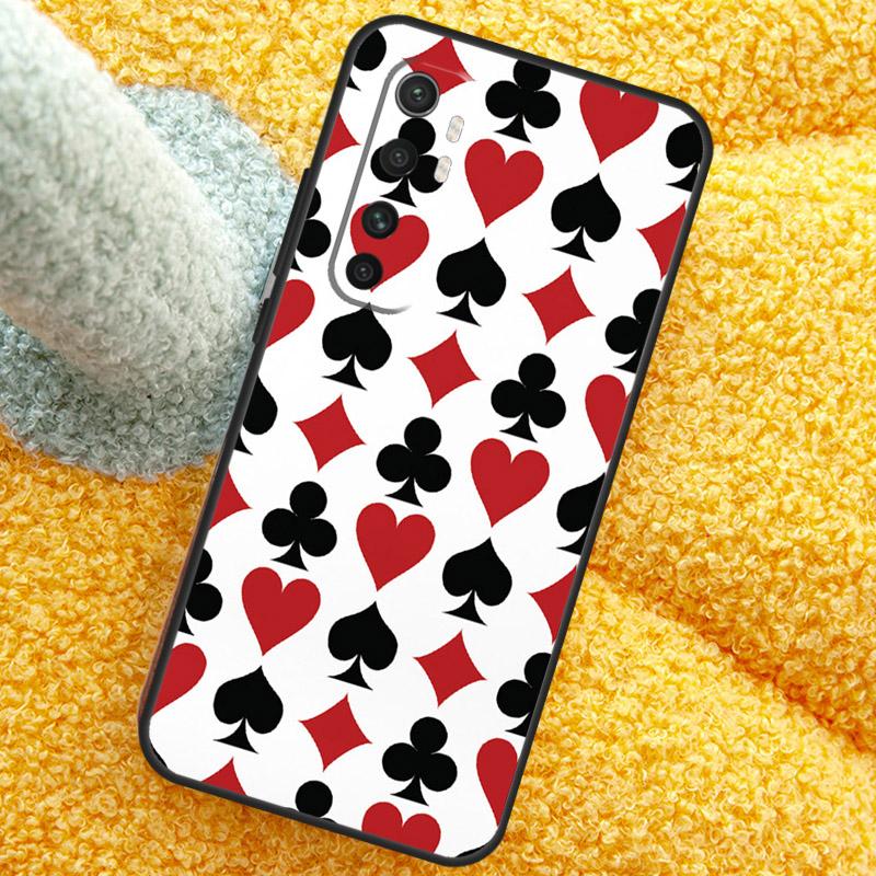 CASINO PLAYING CARDS Case For Xiaomi 15T 14T 13T 14 15 Ultra 17 Pro Max Cover For POCO F8 F7 F5 F6 X5 X6 X7 Pro