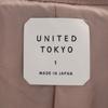 UNITED TOKYO Made in Japan Wool Blend Stainless collar coat 1 Women Used