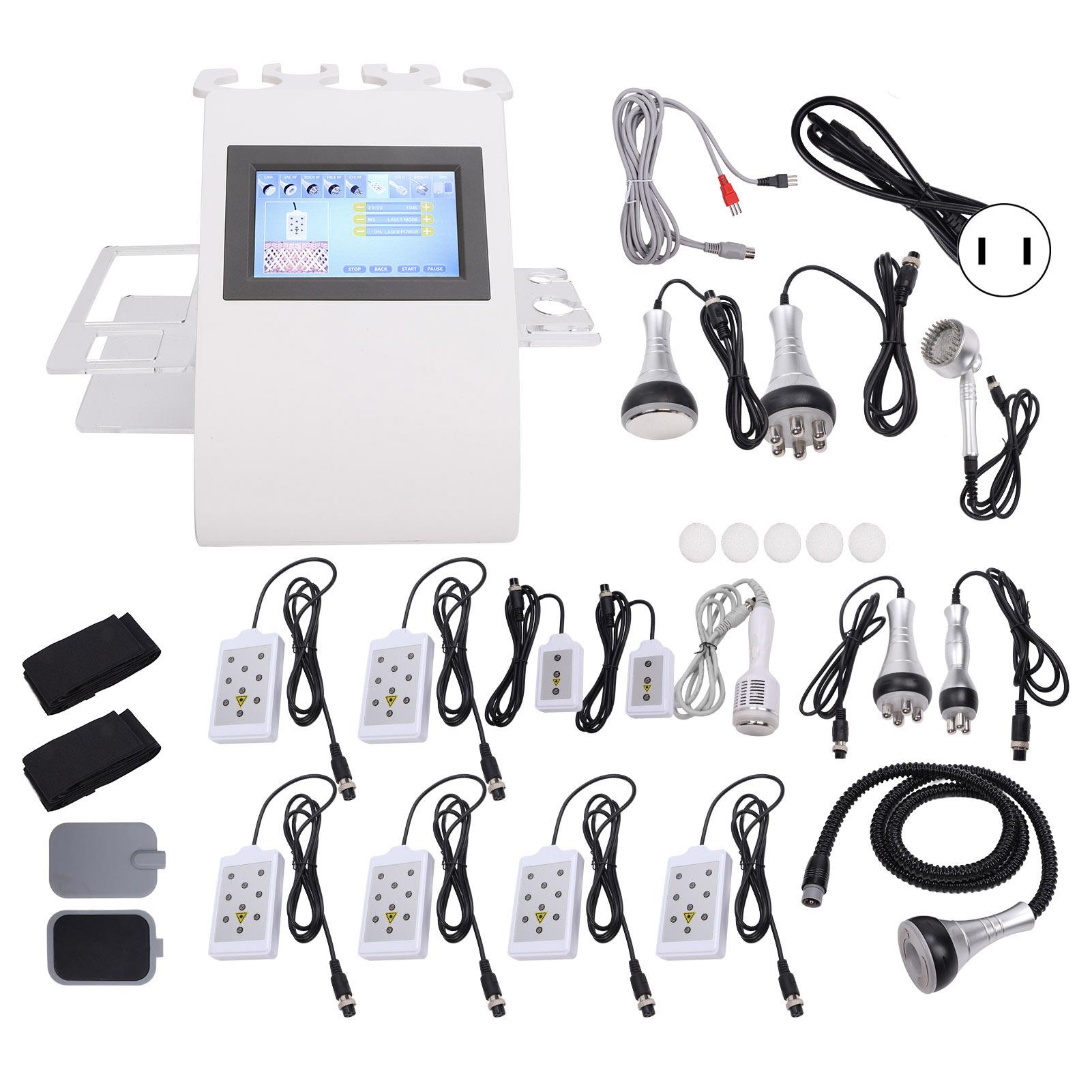 Многофункциональный аппарат для сжигания жира, подтяжки кожи, RF-массажа, аппарат для похудения с вакуумом