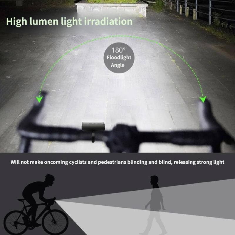 Powerful Bicycles Front Headlight Waterproof Bright LED Road Bike Light USB Rechargeable Bike Light for Night Cycling