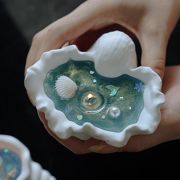 Conch Scented Candle Atmosphere Fragrance Handmade Creative Ornament Shell Modeling Wax