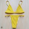 Extrem dünner Mini-Mikroverstellbarer Träger Bikini Damen Badeanzug Damen Bademode Zweiteiliges Bikini-Set Badeslip Badeanzug V516C