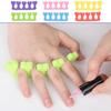 24 PCS Pedicure Toe Separators, Soft Foam Toe Dividers, Colorful Heart Pedicure Tools Set for Nail Polish Professional Manicure Spa Tools for Men