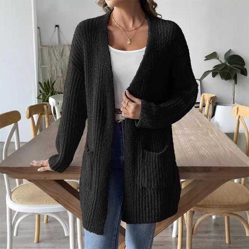 Women S Loose Long Sleeve Cardigan Sweater For Autumn Winter
