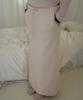 SALON DE YOHN Studded Sweat Skirt_ Skin Pink