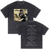 Washed Vintage Punk Band Green Day Dookie Graphic Tshirts Men Classic Gothic Rock T Shirts Male Oversized Tshirt Man Streetwear