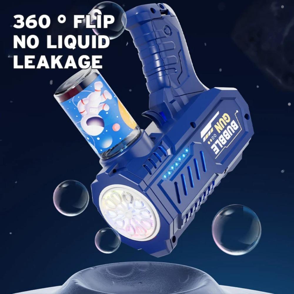 1PC Fully Automatic Children's Bubble Machine Luminous Toy Gift Bubble Gun Bubble Stick Without Battery Without Bubble Water