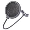 Double Layer Studio Microphone Flexible Wind Screen Sound Filter For Broadcast
