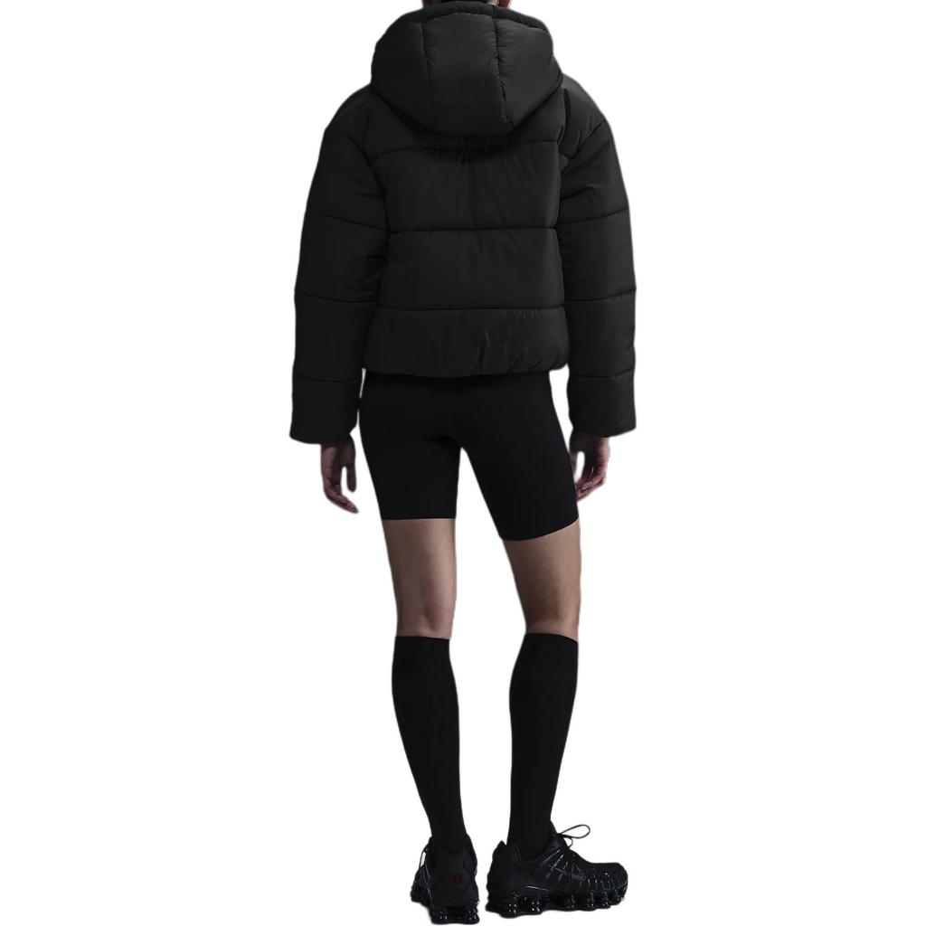 Nike Sportswear Classic Puffer Therma-FIT Hooded Jacket Women Black FZ5900-010