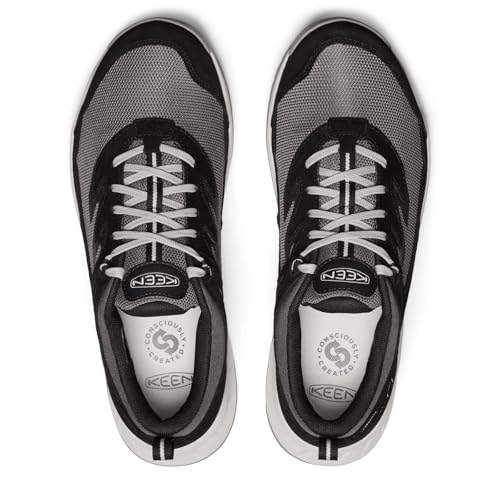 KEEN HIGHTRAIL WP Hoher Wasserdichter Trekking-Schuh, Herren, Schwarz/Vapor, Größe 27,5 cm