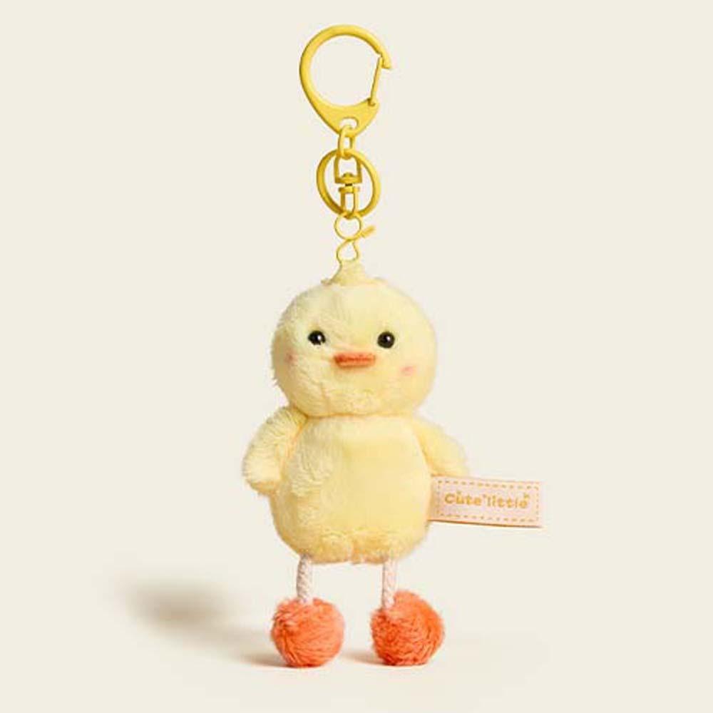 Funny Plush Dog Pendant Soft Cartoon Animal Keychain Cute Bear Doll Key Ring  Couple