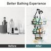 1 Stück Badezimmer-Duschkopf-Aufhänger, Badewannen-Organizer für Shampoo-Zubehör, 3-stufiger Dusch-Organizer