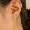 Lunne 14K Diamond Spear Ball Piercing (14K Gold) #Lcpi02