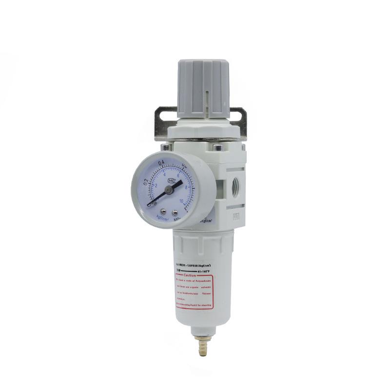SMC Low-Temp Explosion-Proof Pneumatic Filter Regulator AW2000-02 with All-Aluminum Water Cup and Air Pressure Reducing Valve.