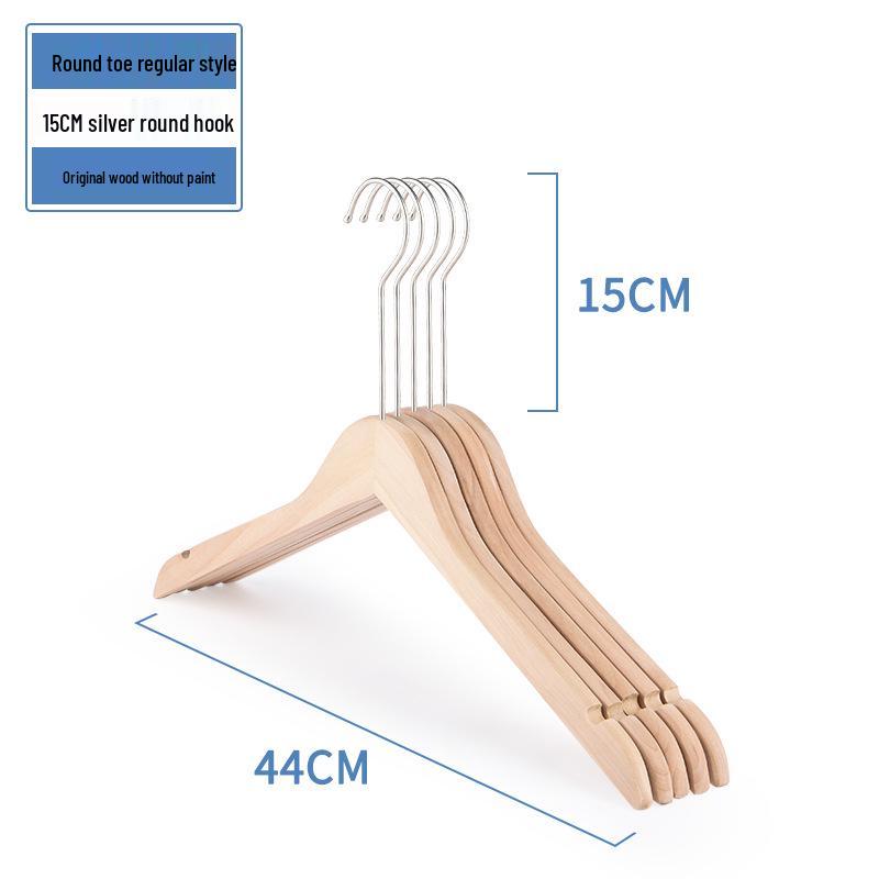 Damen Rutschfester Holzmantelständer Kleiderbügel für Bekleidungsgeschäfte