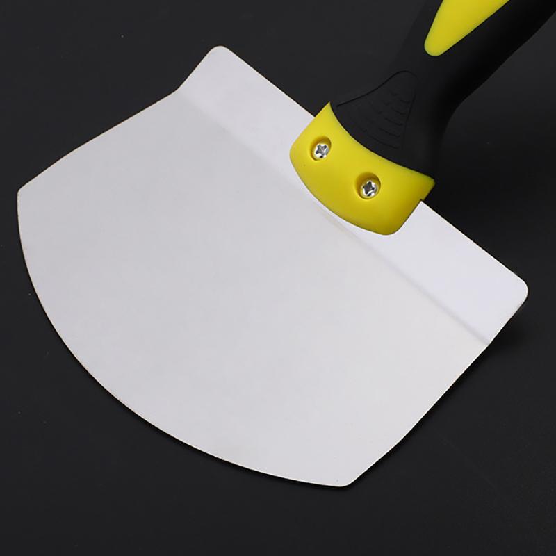 Stainless Steel Putty Knife Wall Paint Plaster Trowel Arc Ash Shovel Paint Feed Filling Scraper Blade Spatula Construction Tools