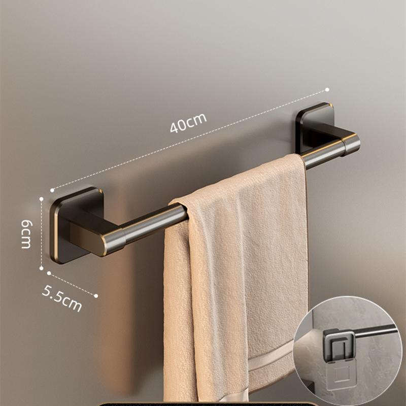 

Without Drilling Bathroom Towel Holder Slipper Rack Holder Wall Mounted Towel Shelf Towel Bar Kitchen Bathroom Accessories
