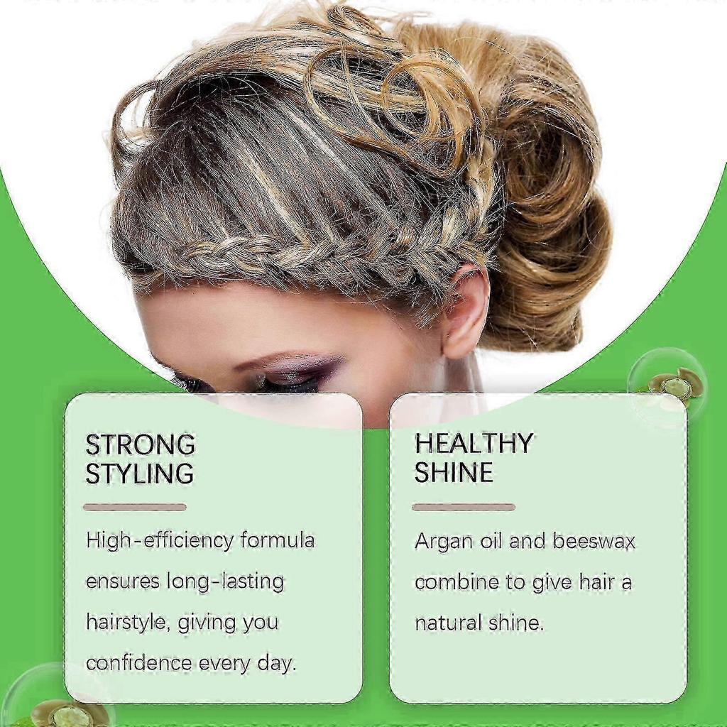 2025 Hoegoa green kiwi styling gel styling, long-lasting bangs, natural styling, refreshing oil control gel